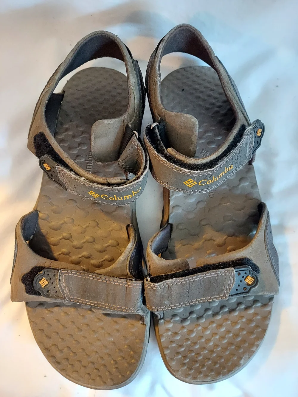 Columbia Mens Riptide Fisherman Hiking Sandals Brown Size 7
